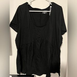 Black Lane Bryant Peplum-esk top